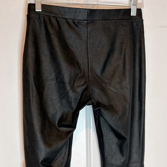 Trouve Black Faux Leather Legging XS - Picture 7 of 10